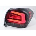 Subaru XV 15-18 Black Base Red Bar Smoke Light Bar LED Tail Lamp